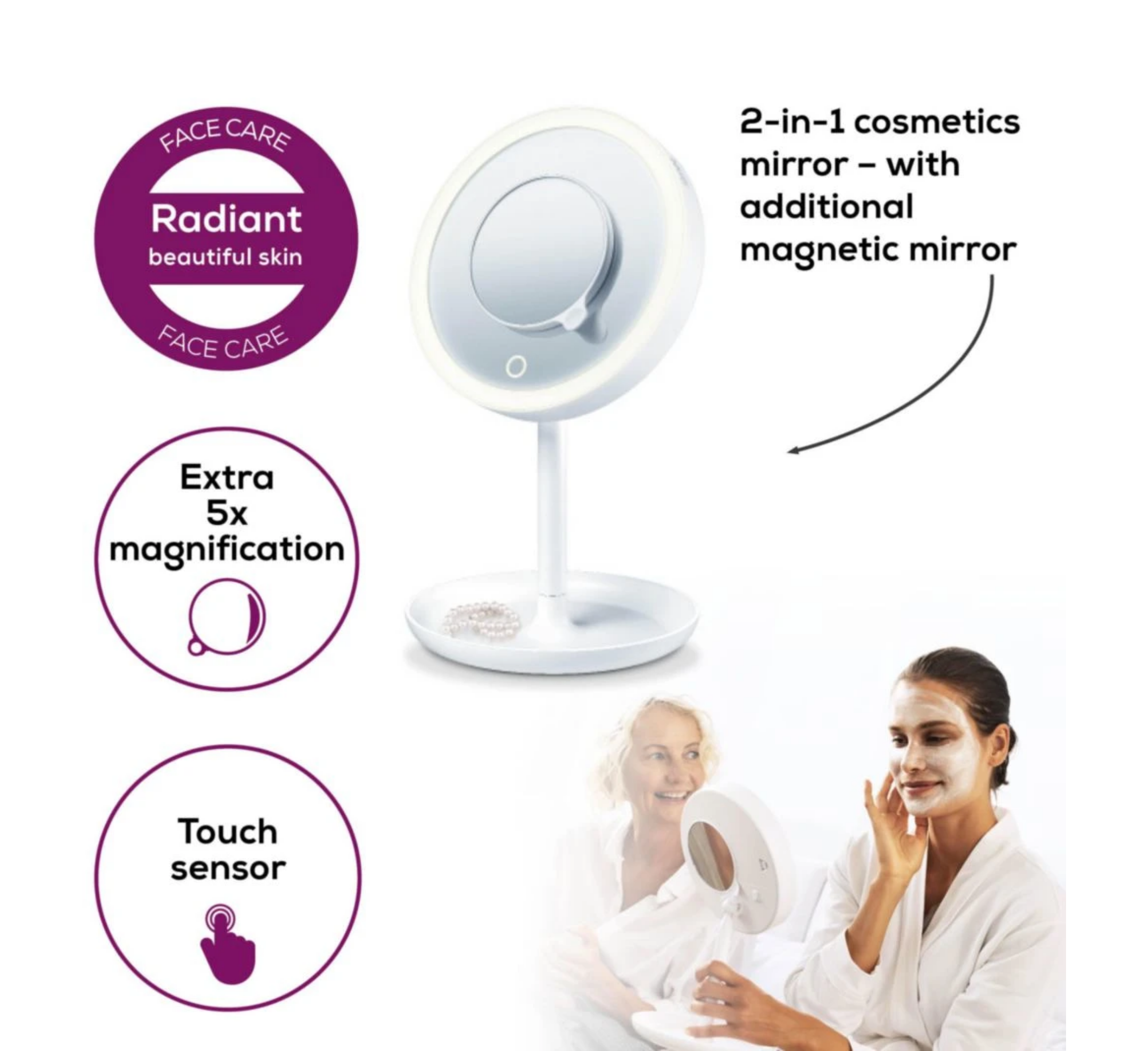 BS 45 Illuminated Cosmetic Mirror
