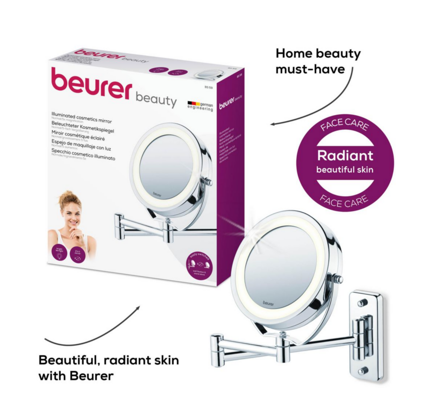 BS 59 Illuminated Cosmetic Mirror