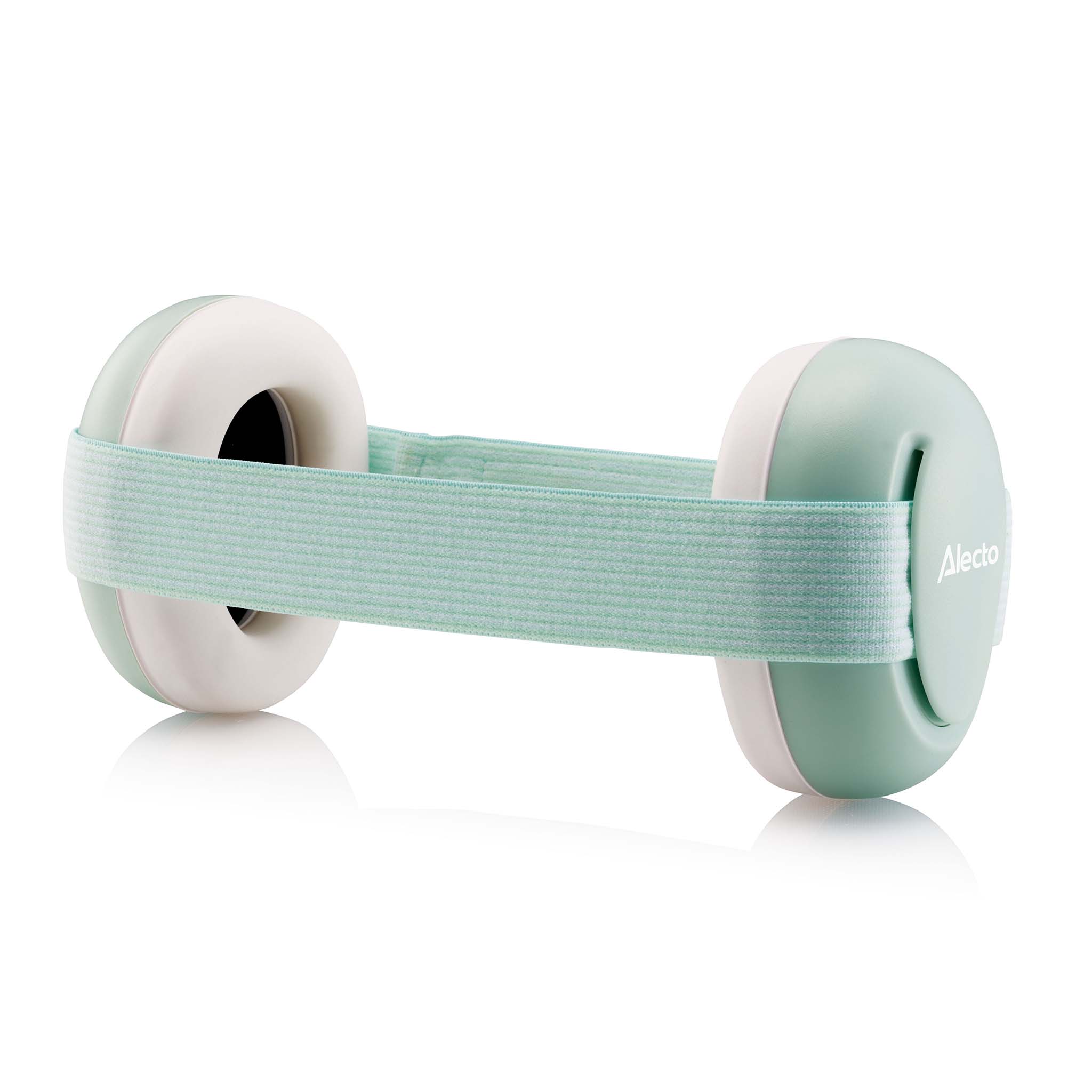 Alecto BV74 - Hearing protection for babies and toddlers - White/Mint green
