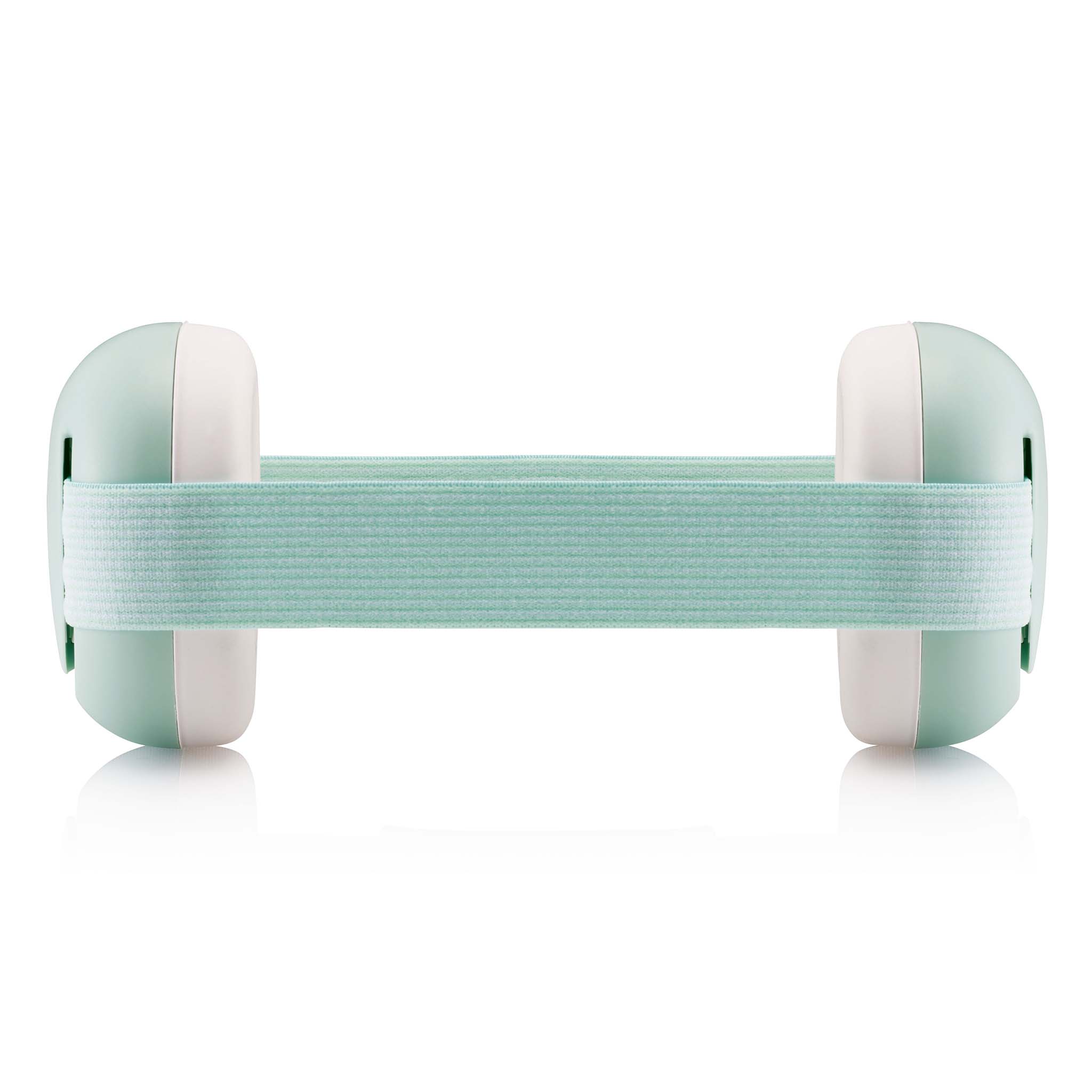 Alecto BV74 - Hearing protection for babies and toddlers - White/Mint green