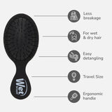 Mini Detangler - Frost Black
