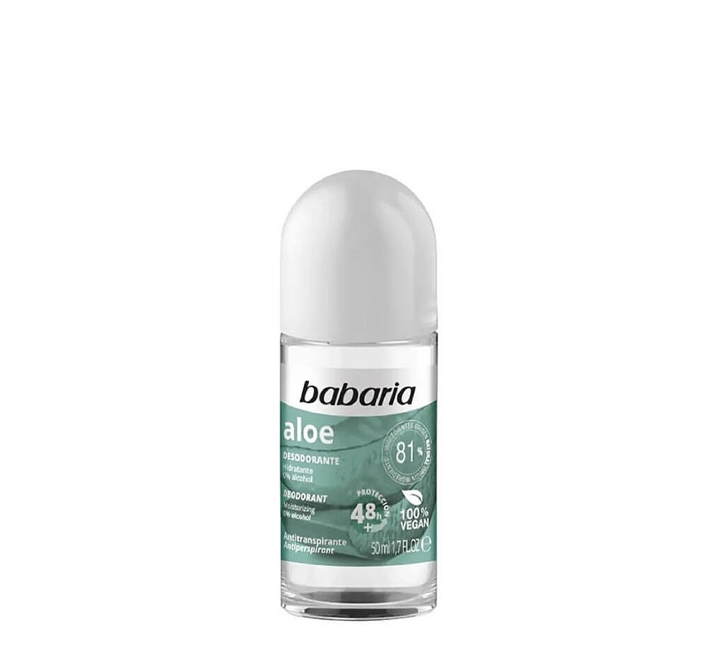 Babaria Aloe Vera Roll-On Antiperspirant Deodorant *50ml
