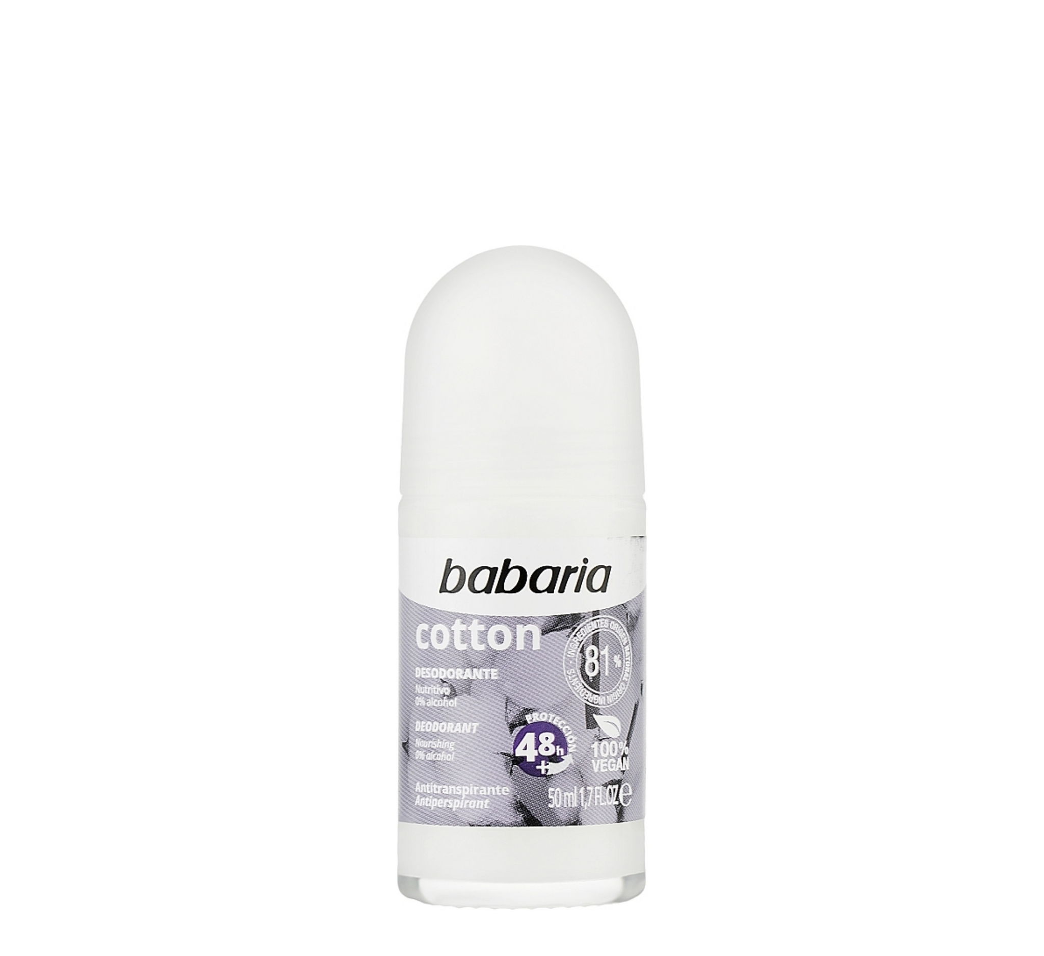 Babaria Cotton Roll-On Deodorant *50ml