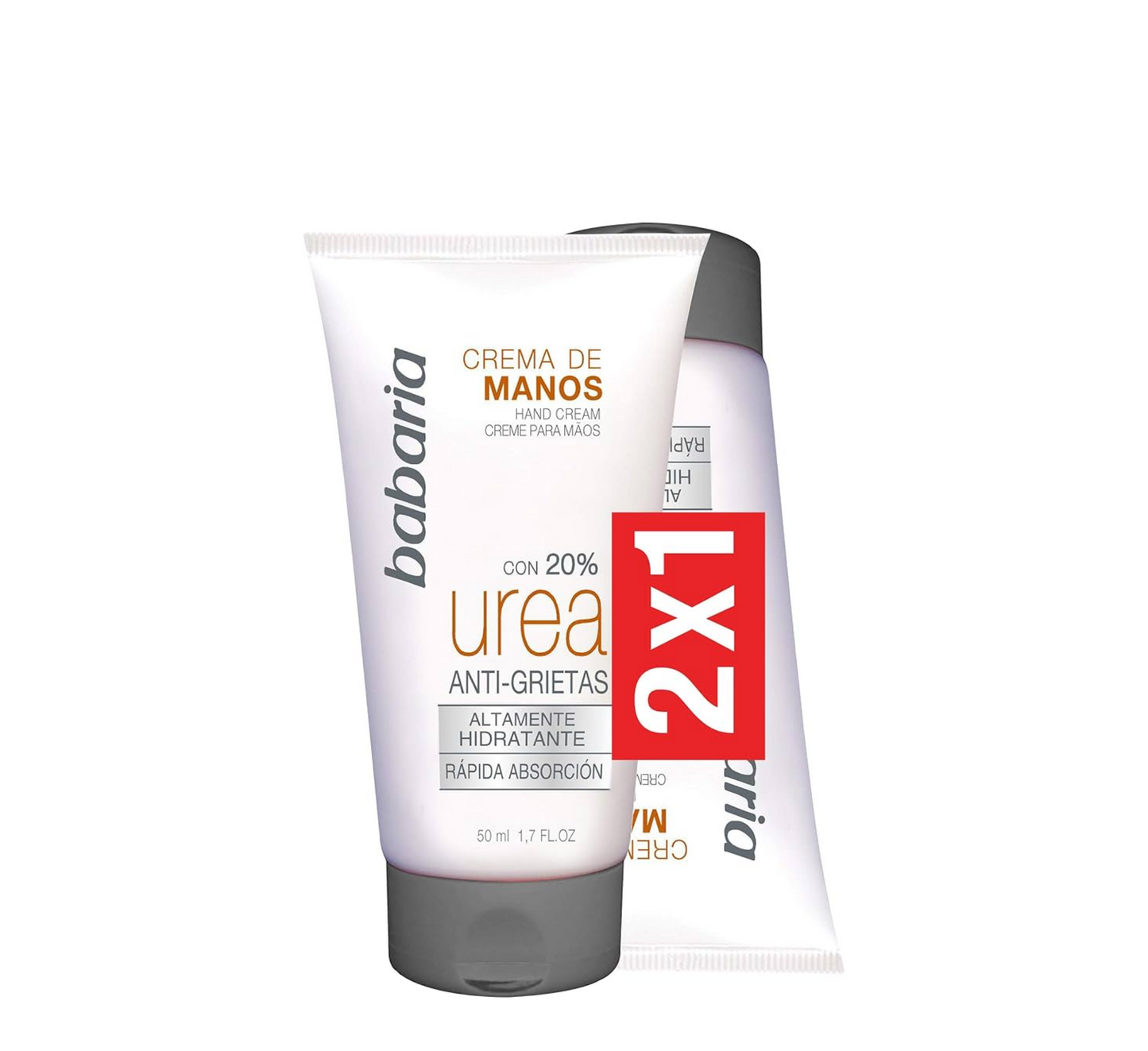 Babaria Hand Cream with 20% Urea (2-Pack)