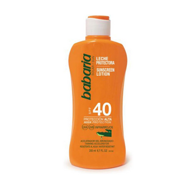 Babaria Sunscreen Lotion SPF40 (*200ml)