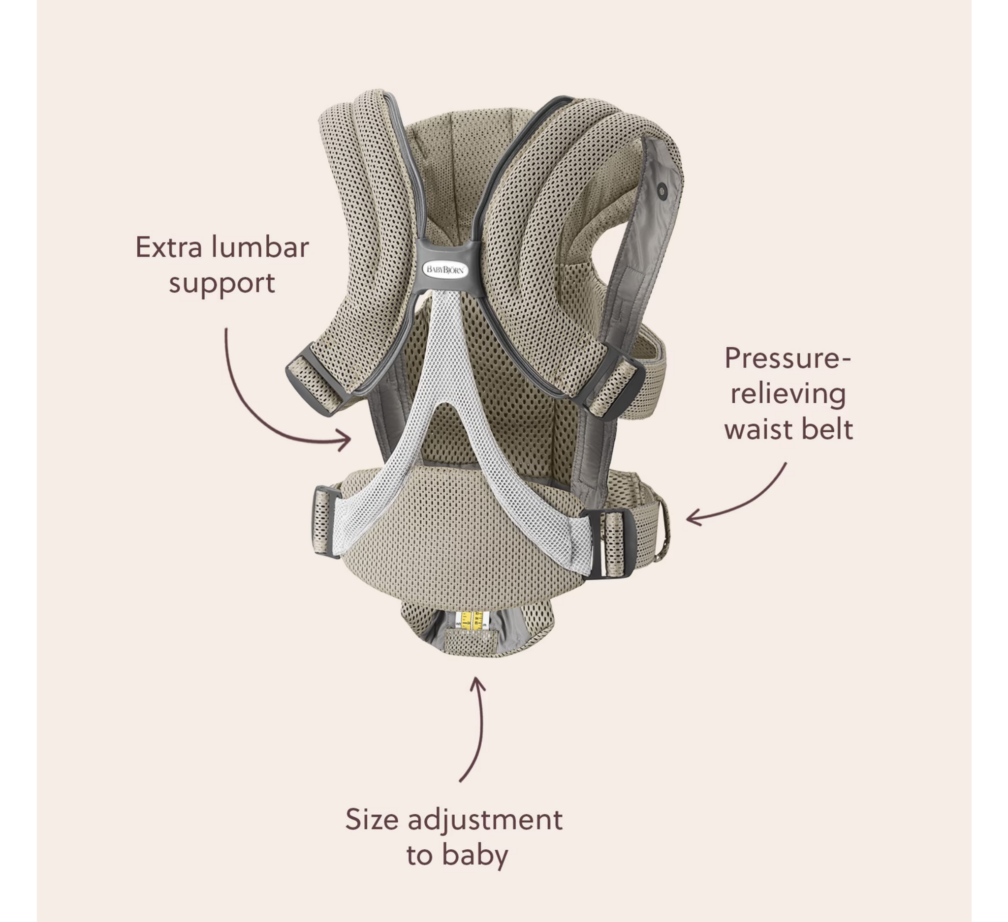 BabyBjörn Baby Carrier Move Airy Mesh 0-15 Months (3.2-12 kg)