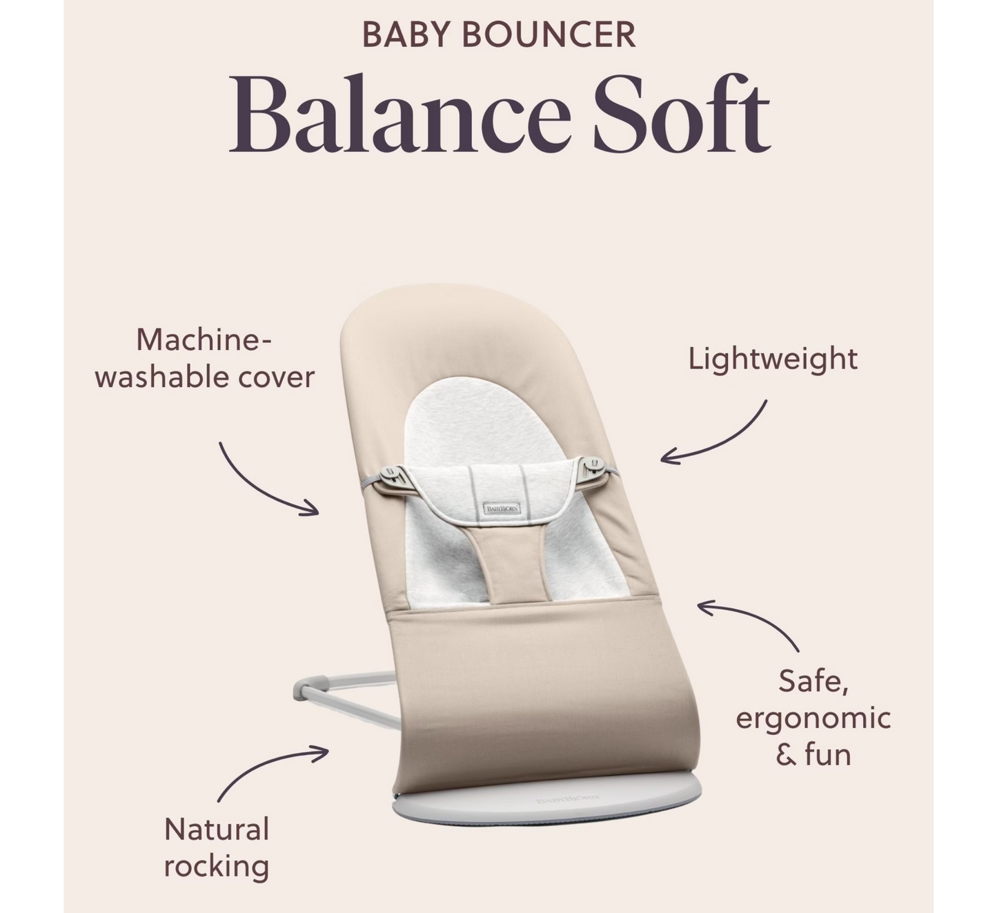 BabyBjörn Bouncer Balance Soft 0-2 Years (3.5-13 kg)