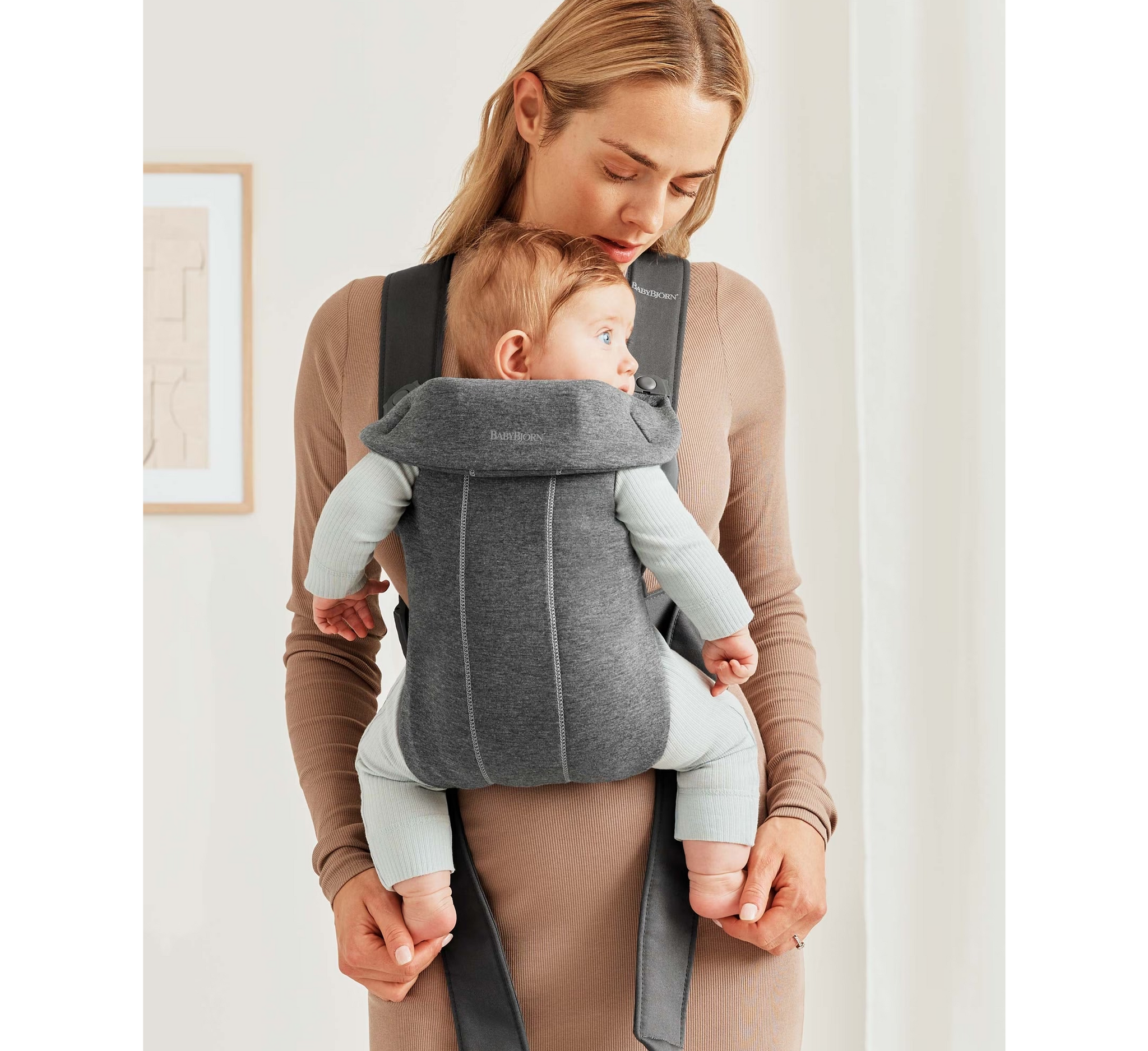 BabyBjörn Baby Carrier Mini 0-1 Years 3D Jersey Fabric (3.2-11 kg)