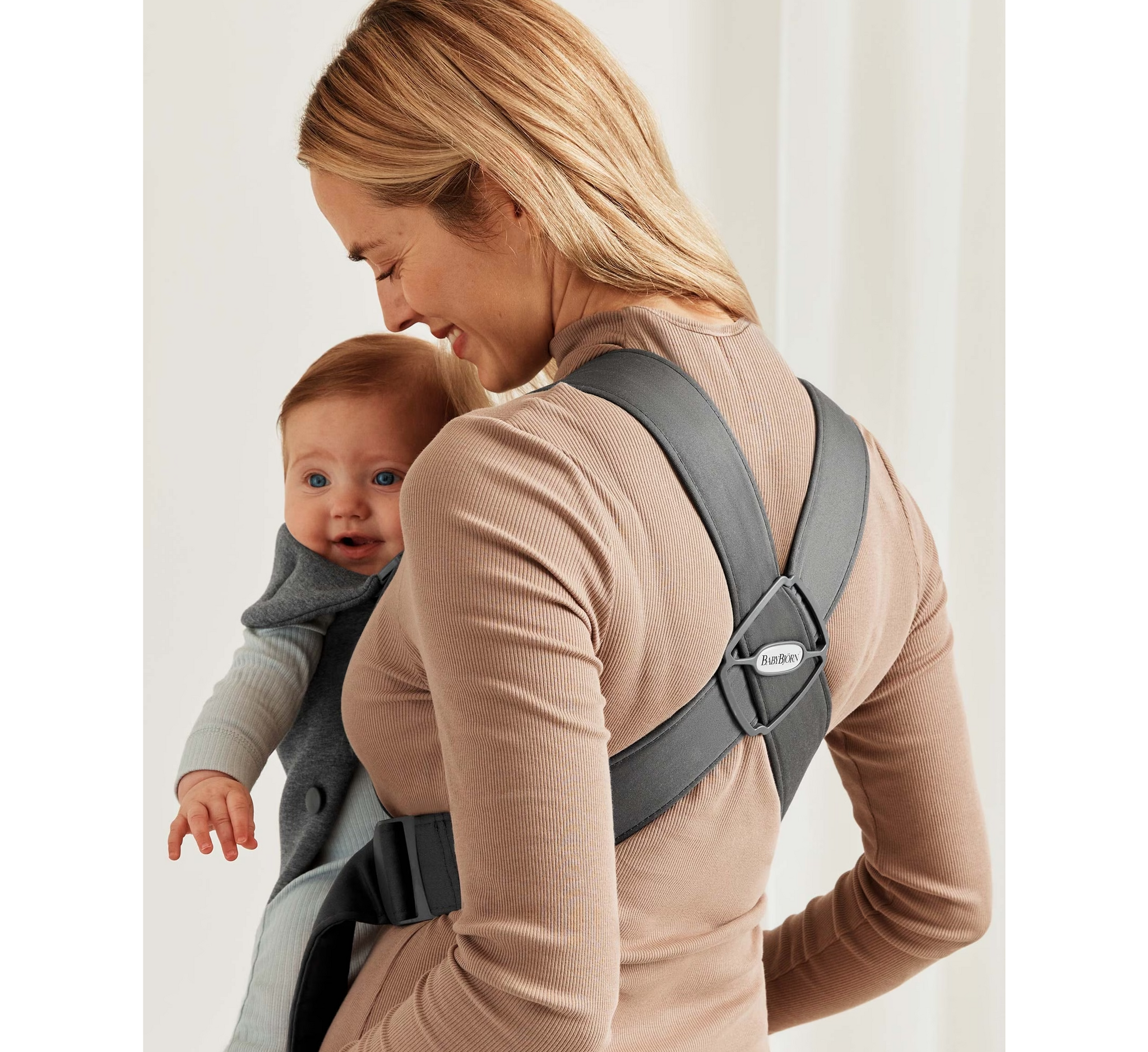 BabyBjörn Baby Carrier Mini 0-1 Years 3D Jersey Fabric (3.2-11 kg)