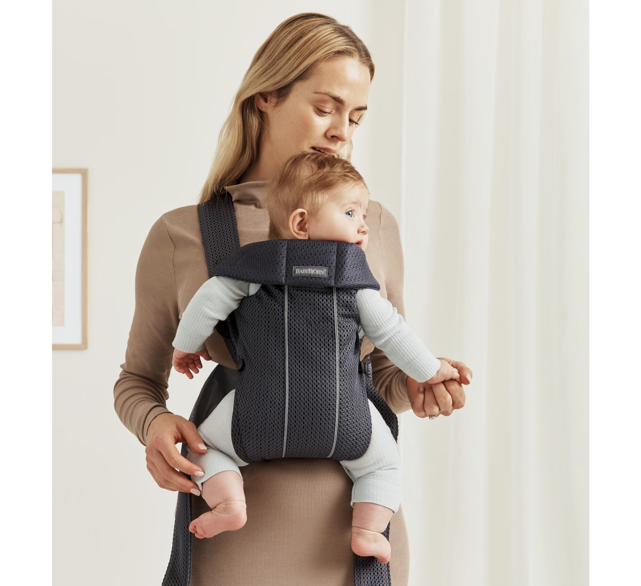 BabyBjörn Baby Carrier Mini 0-1 Years 3D Mesh Fabric (3.2-11 kg)