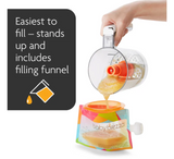 Baby Brezza Reusable Baby Food Pouches - 10 Pack