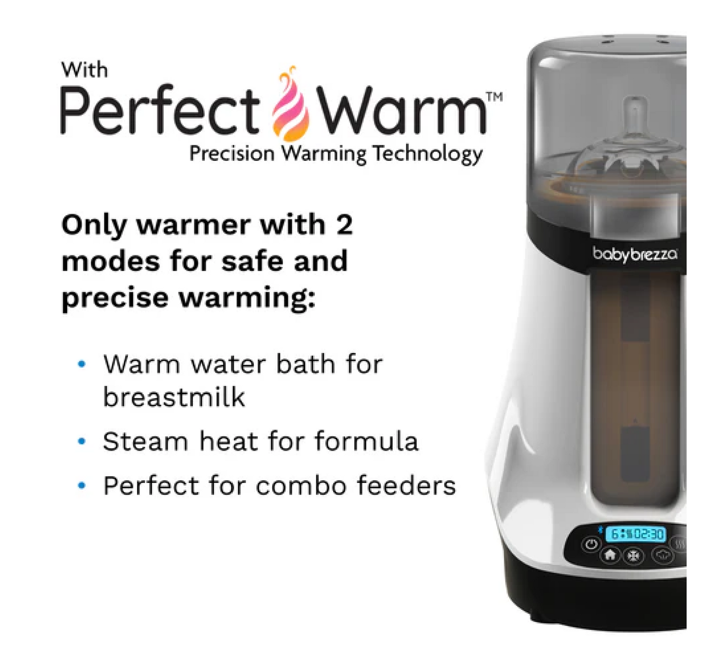 Baby Brezza Safe + Smart Bottle & Breast Milk Warmer