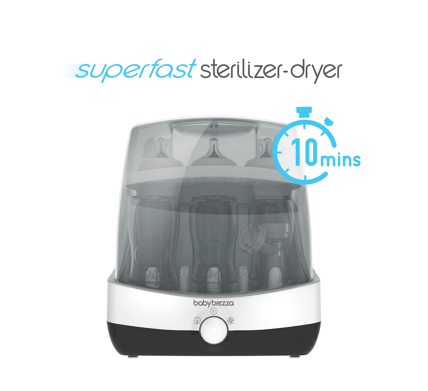 Baby Brezza Super-Fast Baby Bottle Sterilizer & Dryer