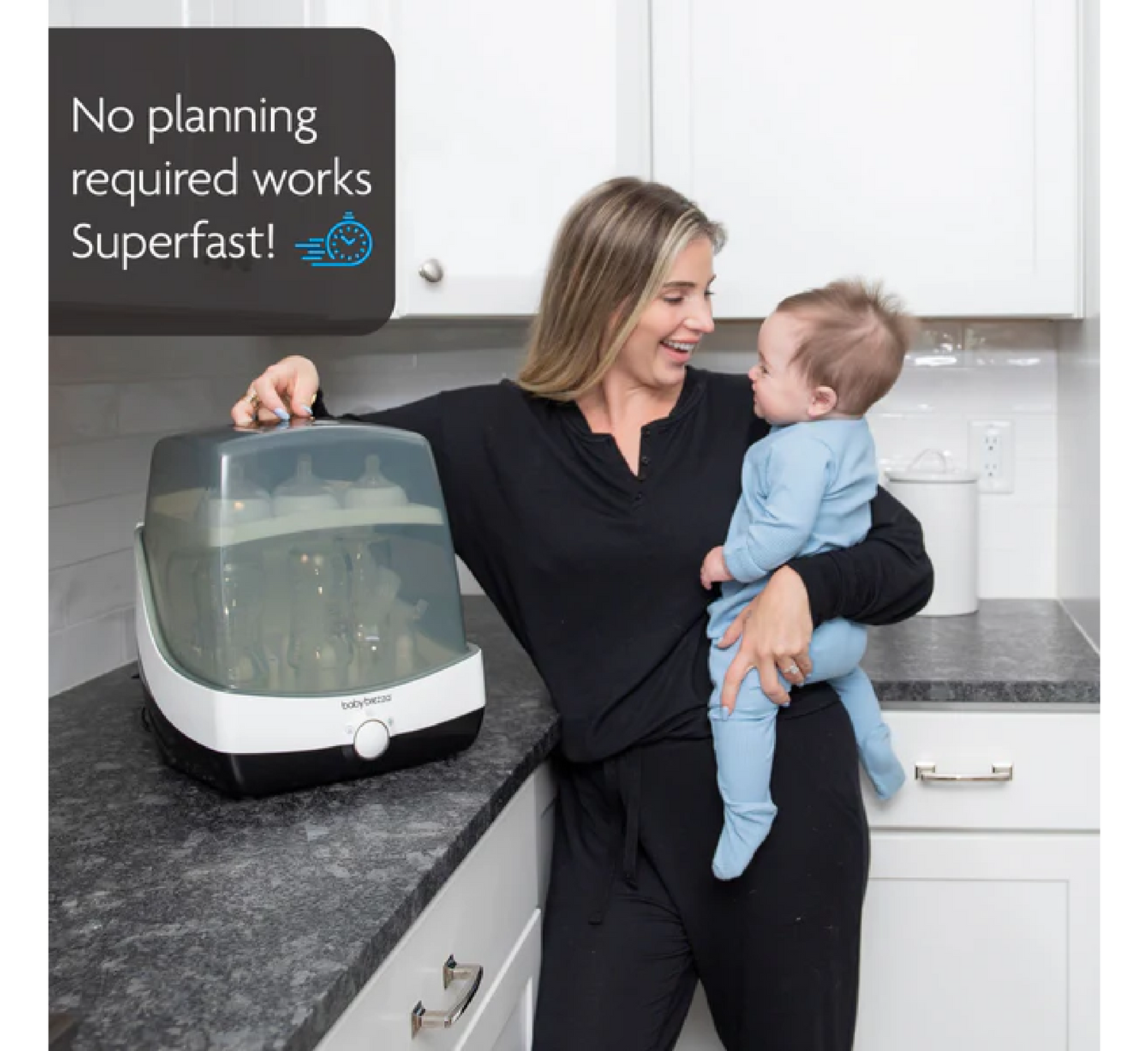 Baby Brezza Super-Fast Baby Bottle Sterilizer & Dryer