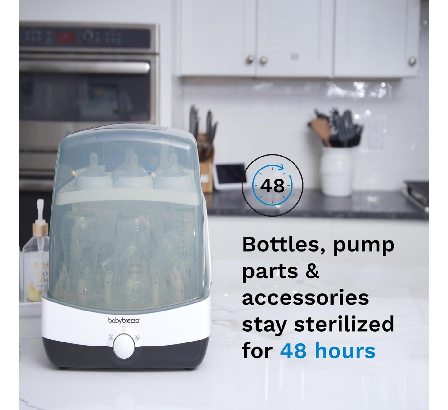 Baby Brezza Super-Fast Baby Bottle Sterilizer & Dryer