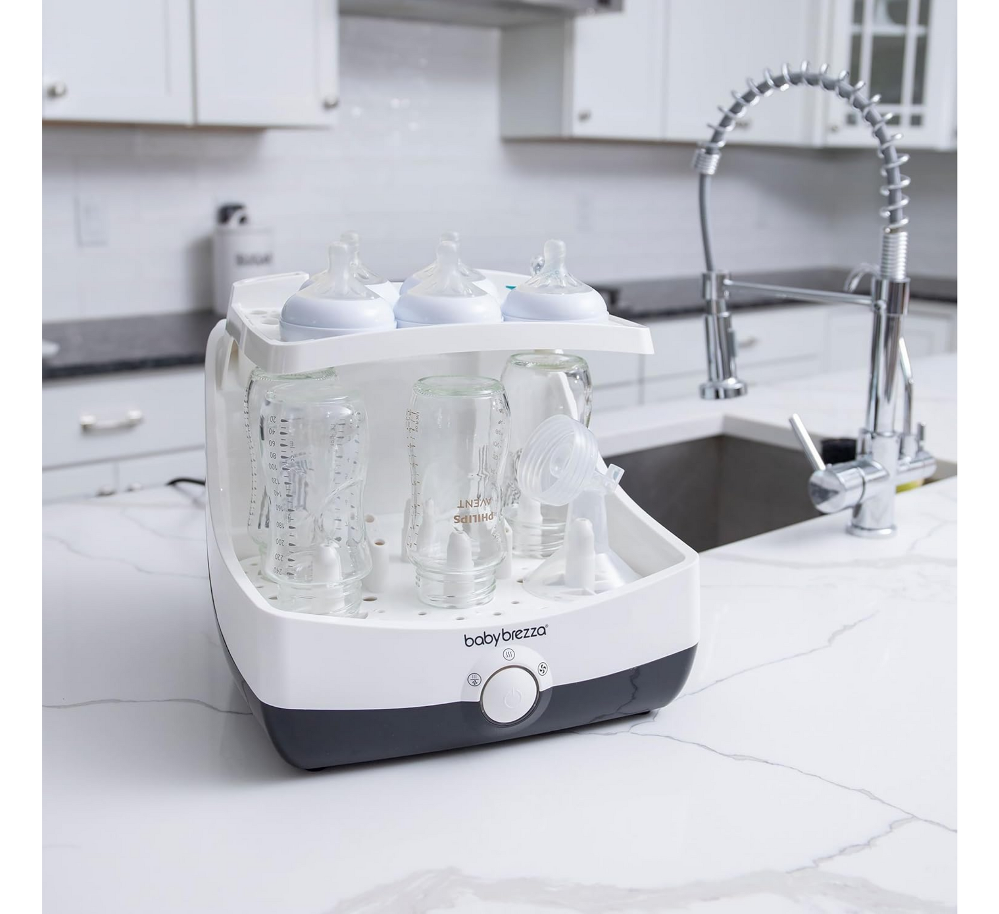Baby Brezza Super-Fast Baby Bottle Sterilizer & Dryer