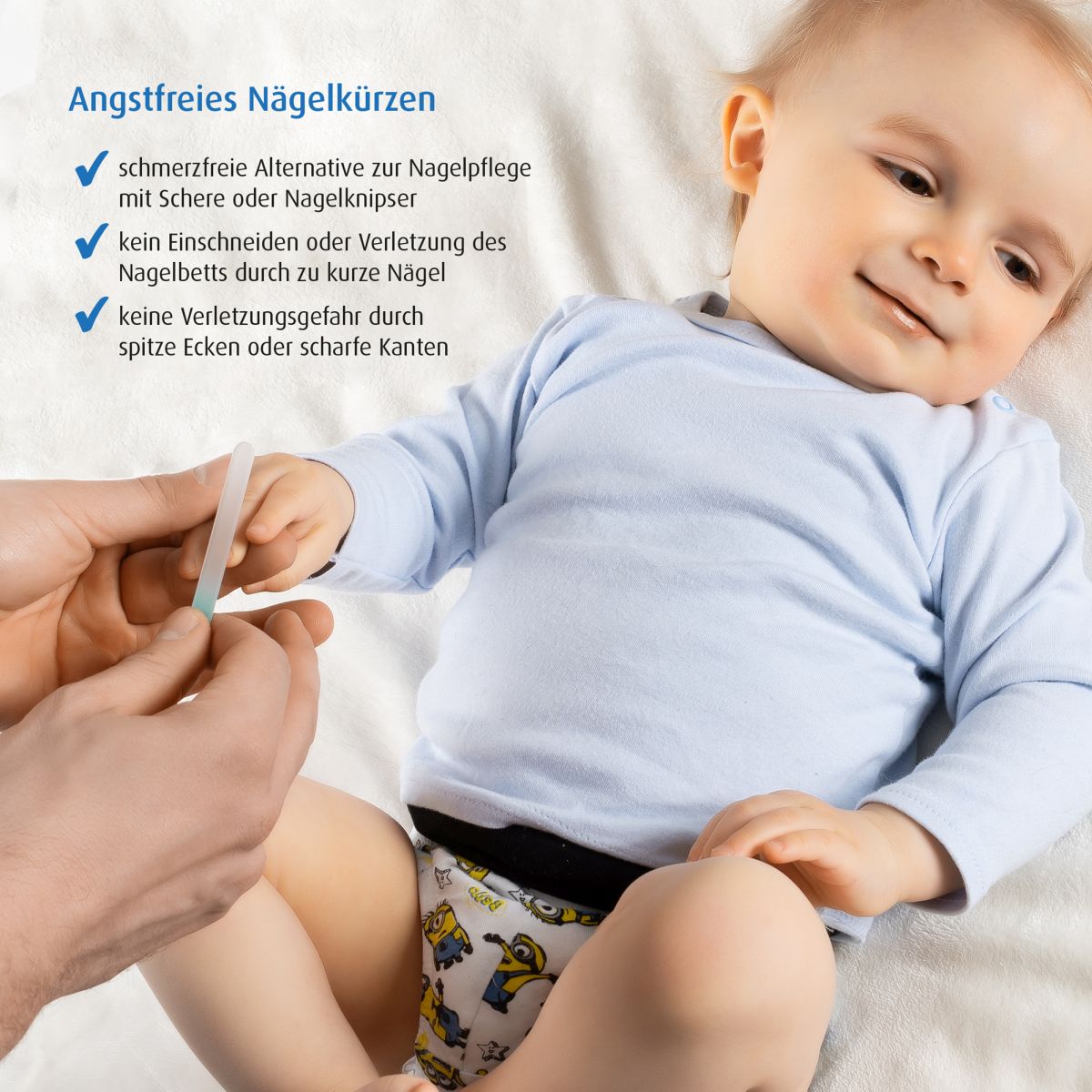 PremiumCare Glass nail file for babies