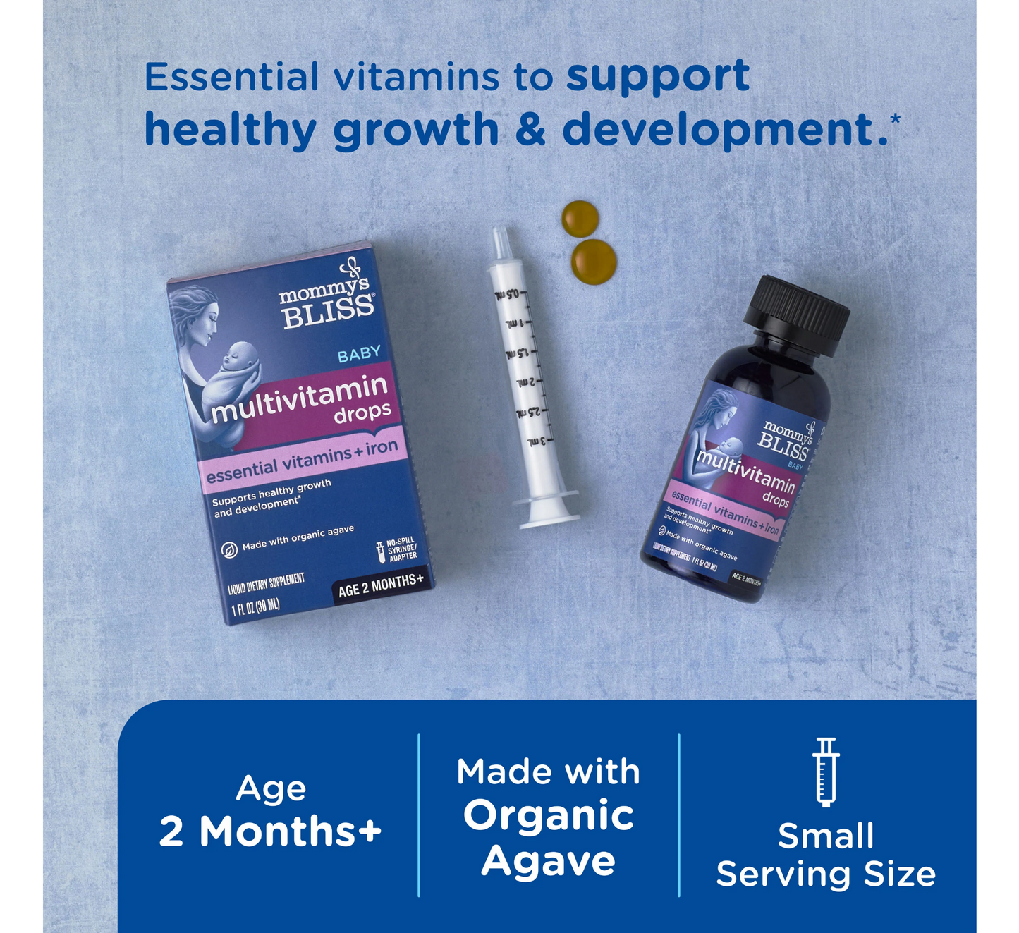 Baby Multivitamin Drops + Iron *30ml