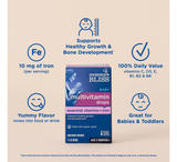 Baby Multivitamin Drops + Iron *30ml