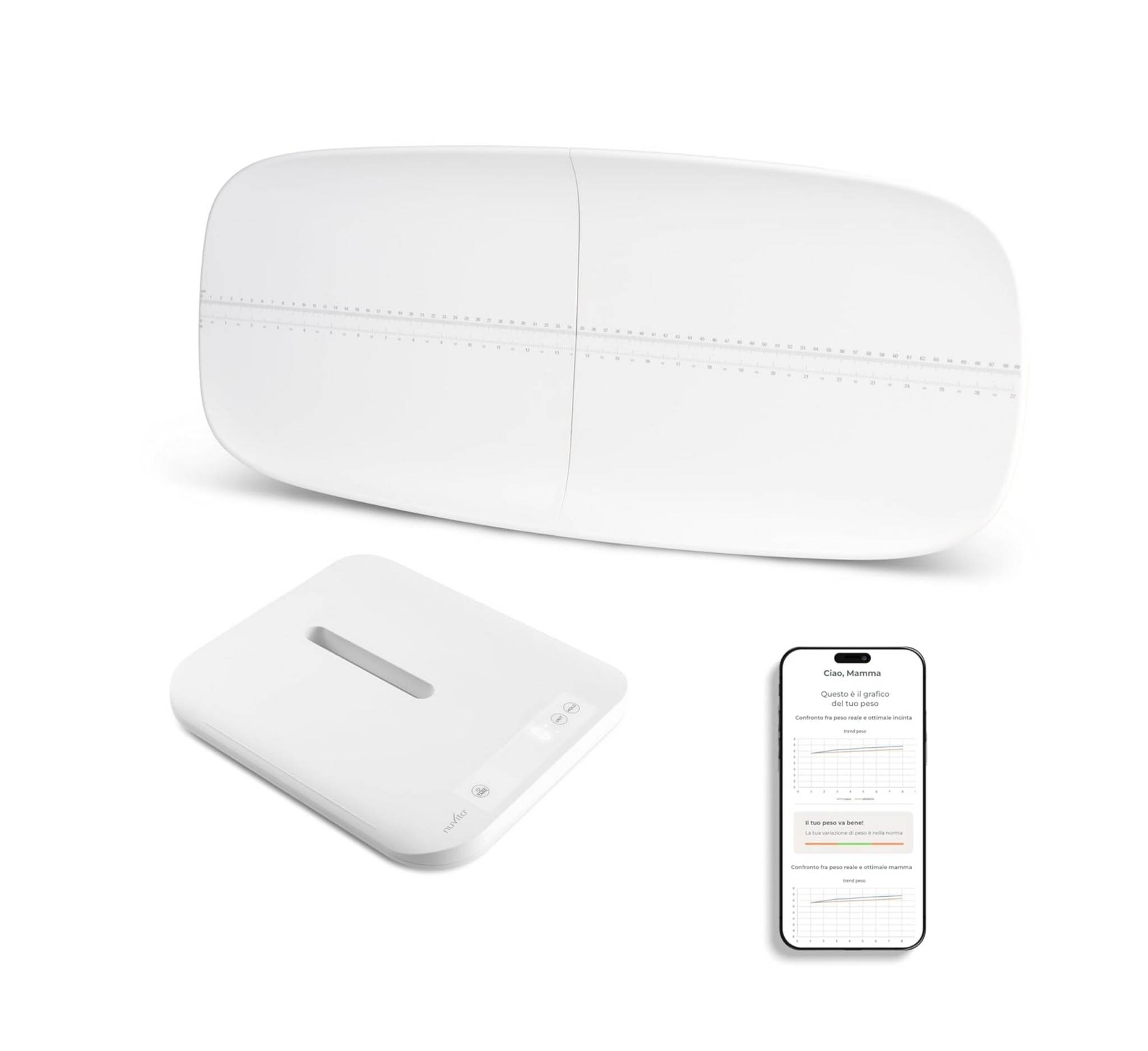 Peshore Nuvita Bluetooth për Bebe dhe Shtatzëni - PrimiPesi Mum &amp; Baby 1330