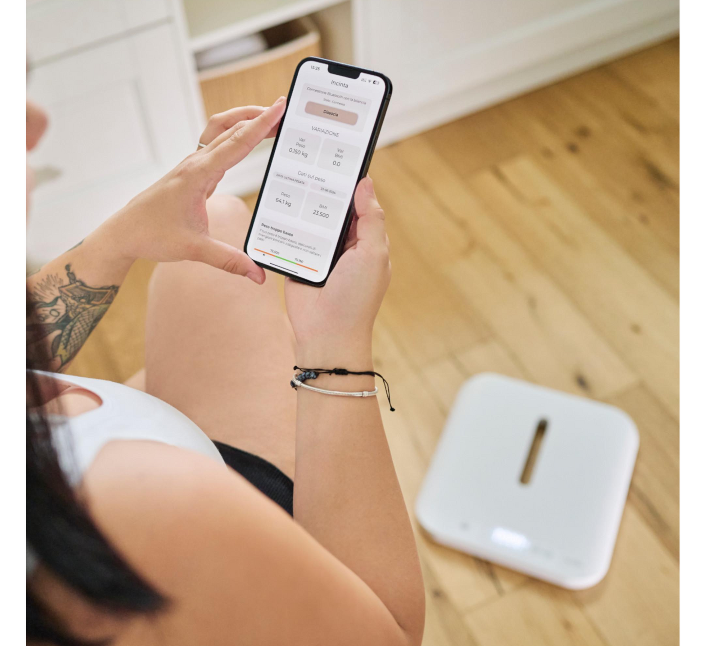 Peshore Nuvita Bluetooth për Bebe dhe Shtatzëni - PrimiPesi Mum &amp; Baby 1330