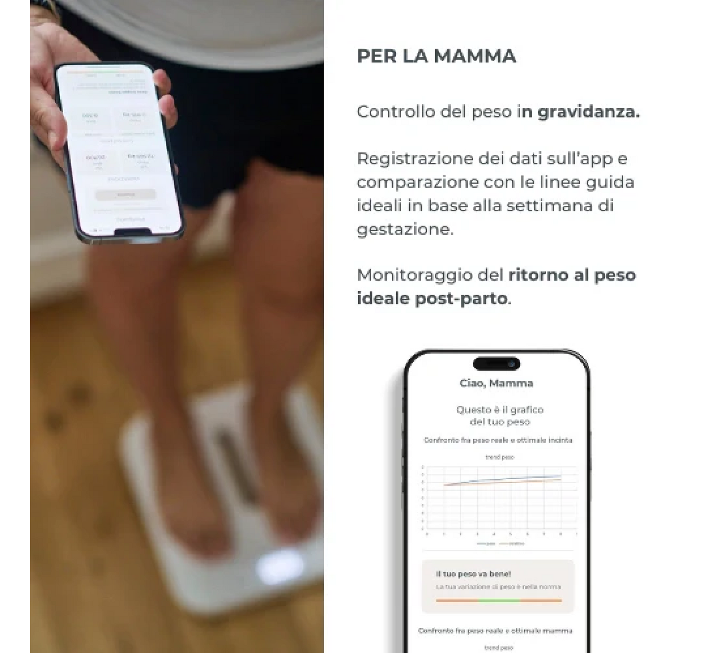 Peshore Nuvita Bluetooth për Bebe dhe Shtatzëni - PrimiPesi Mum &amp; Baby 1330