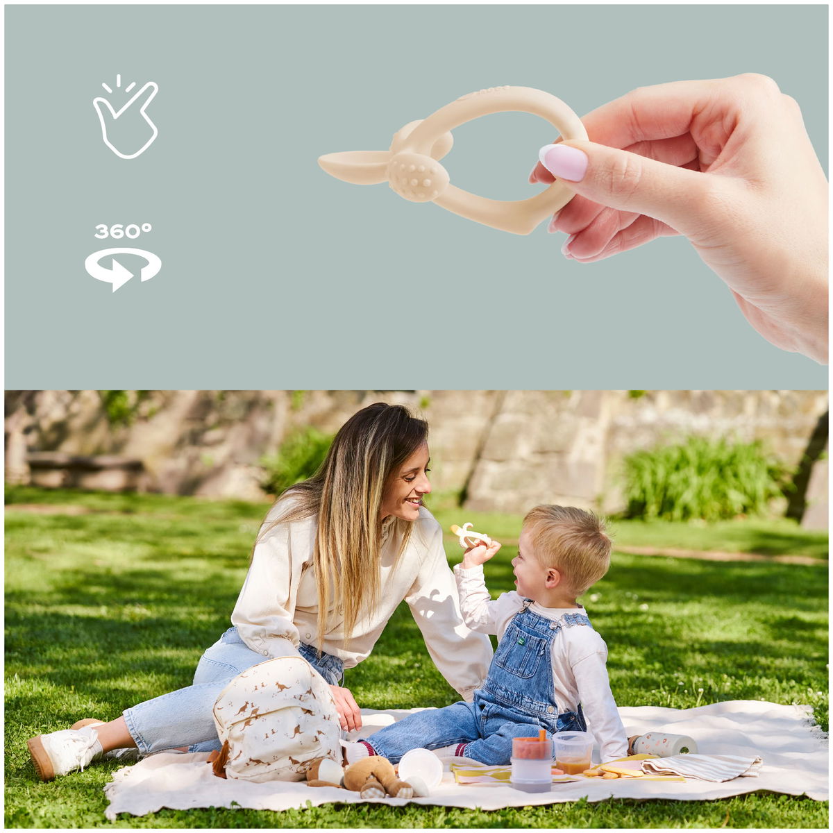 Babymoov silicone baby spoon