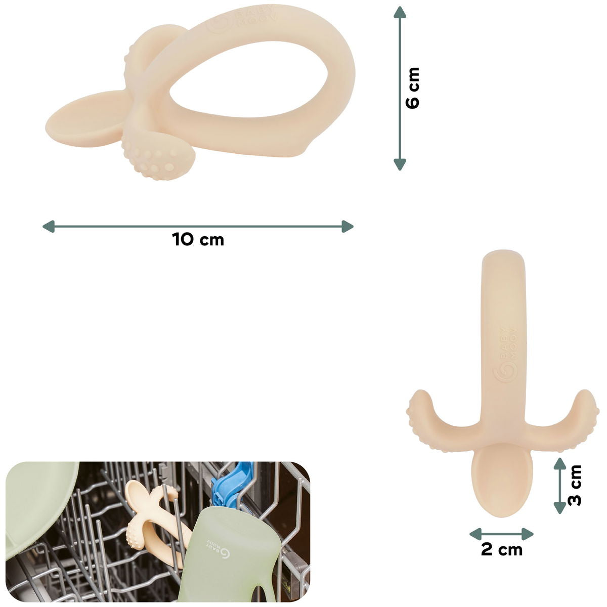 Babymoov silicone baby spoon