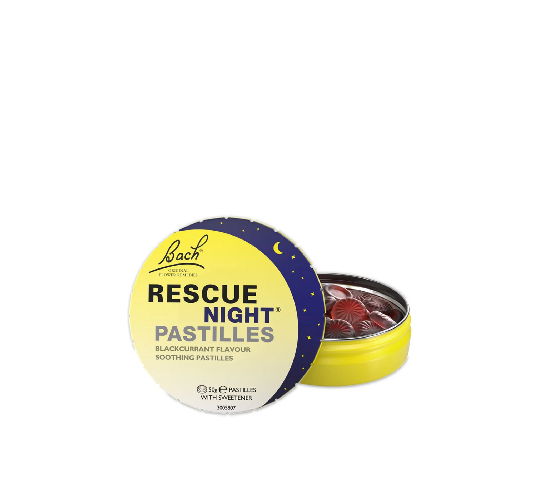 Bach Rescue Night Pastilles Blackcurrant Flavour *50g