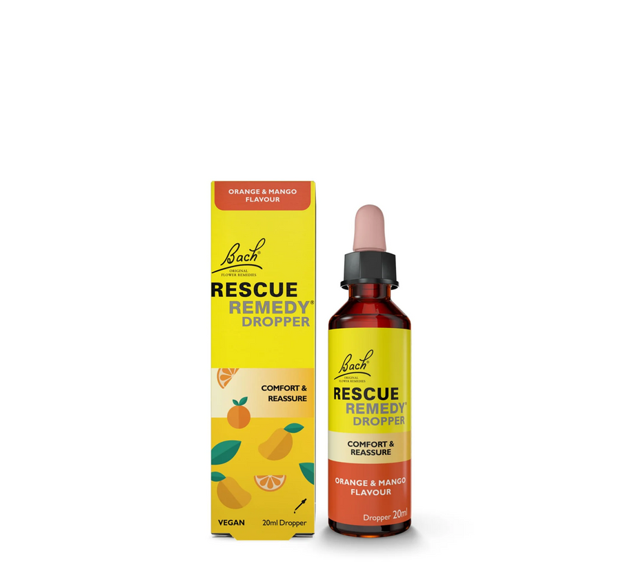 Bach Rescue Remedy Dropper me aromë portokalli dhe mangoje *20ml