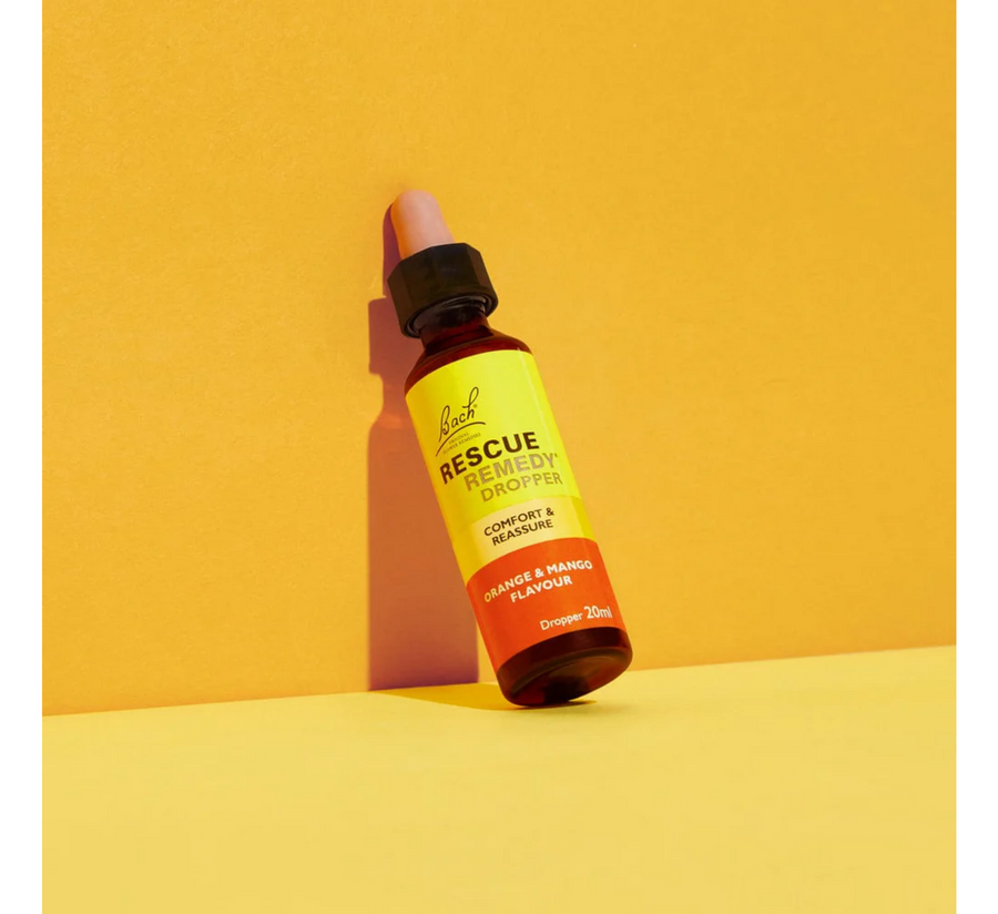 Bach Rescue Remedy Dropper me aromë portokalli dhe mangoje *20ml