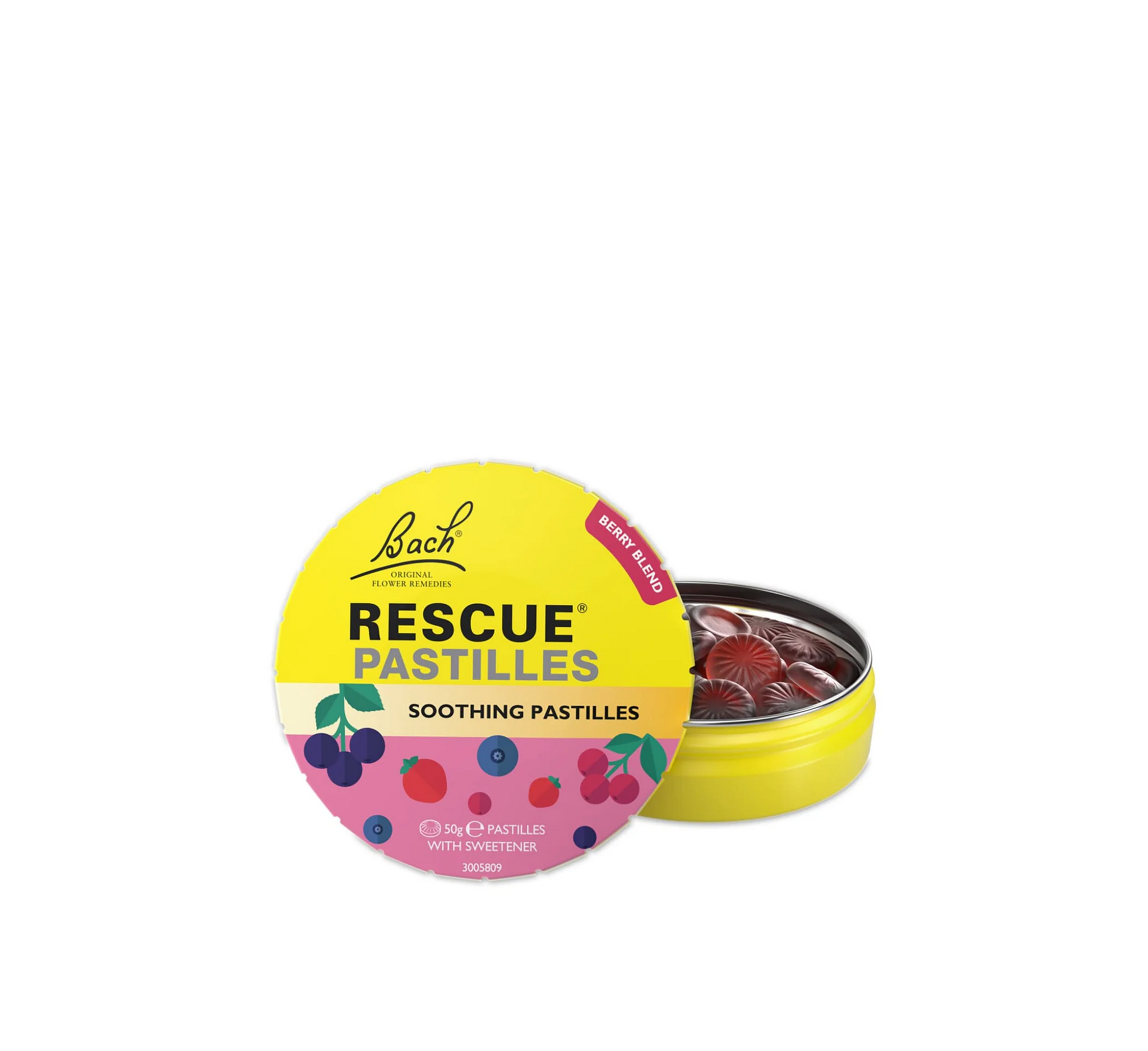 Bach Rescue Remedy Pastilles Mixed Berry Flavour *50g