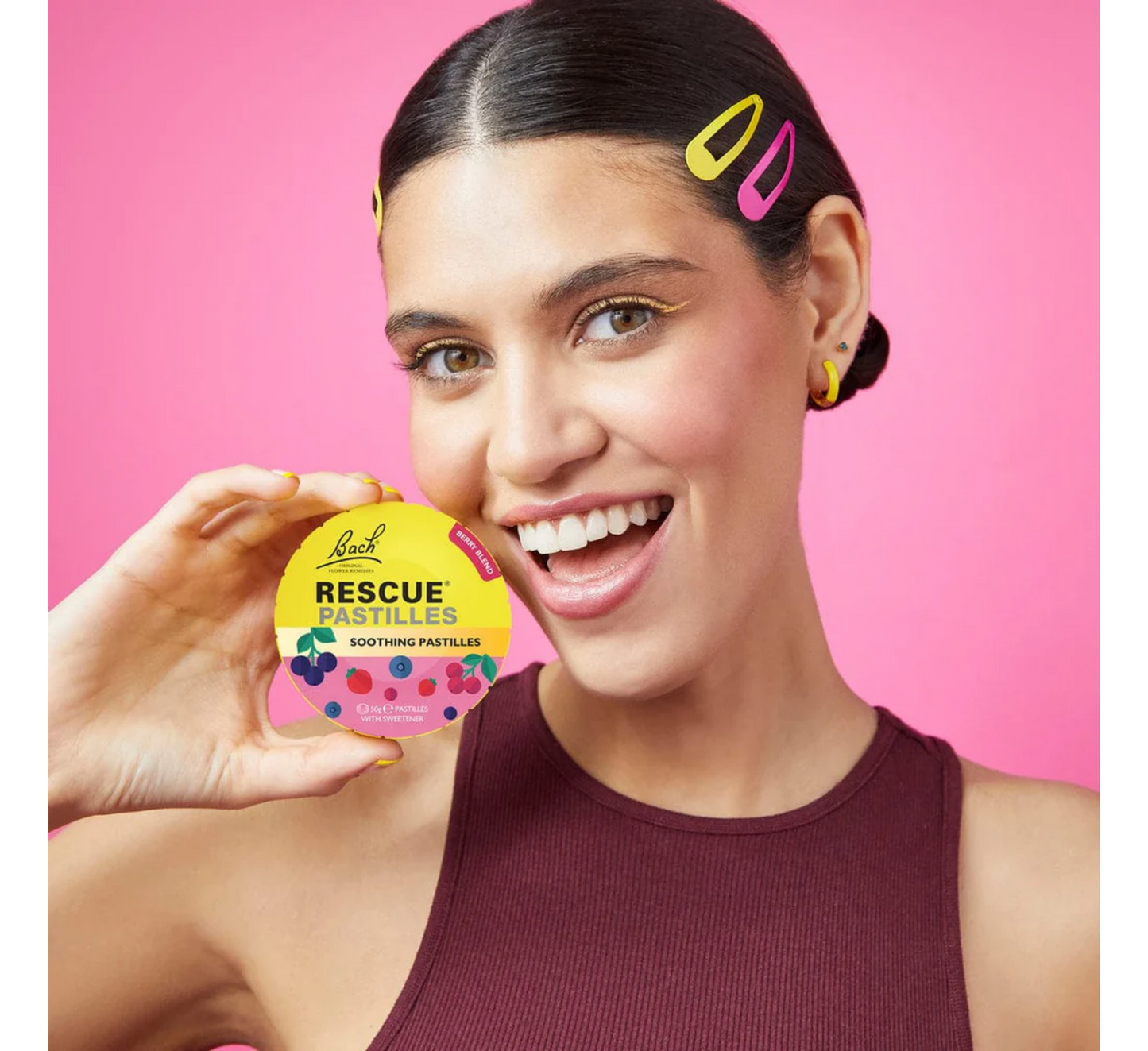 Bach Rescue Remedy Pastilles Mixed Berry Flavour *50g