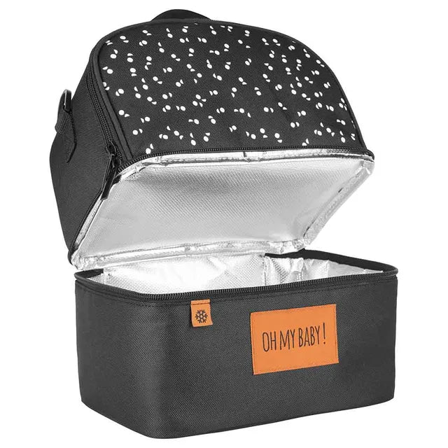 Bundle Insulated bag Pick & Go + 1 Food Containers 300ml + 1Silicone no-spill cup + 2 Flexible soft spoons