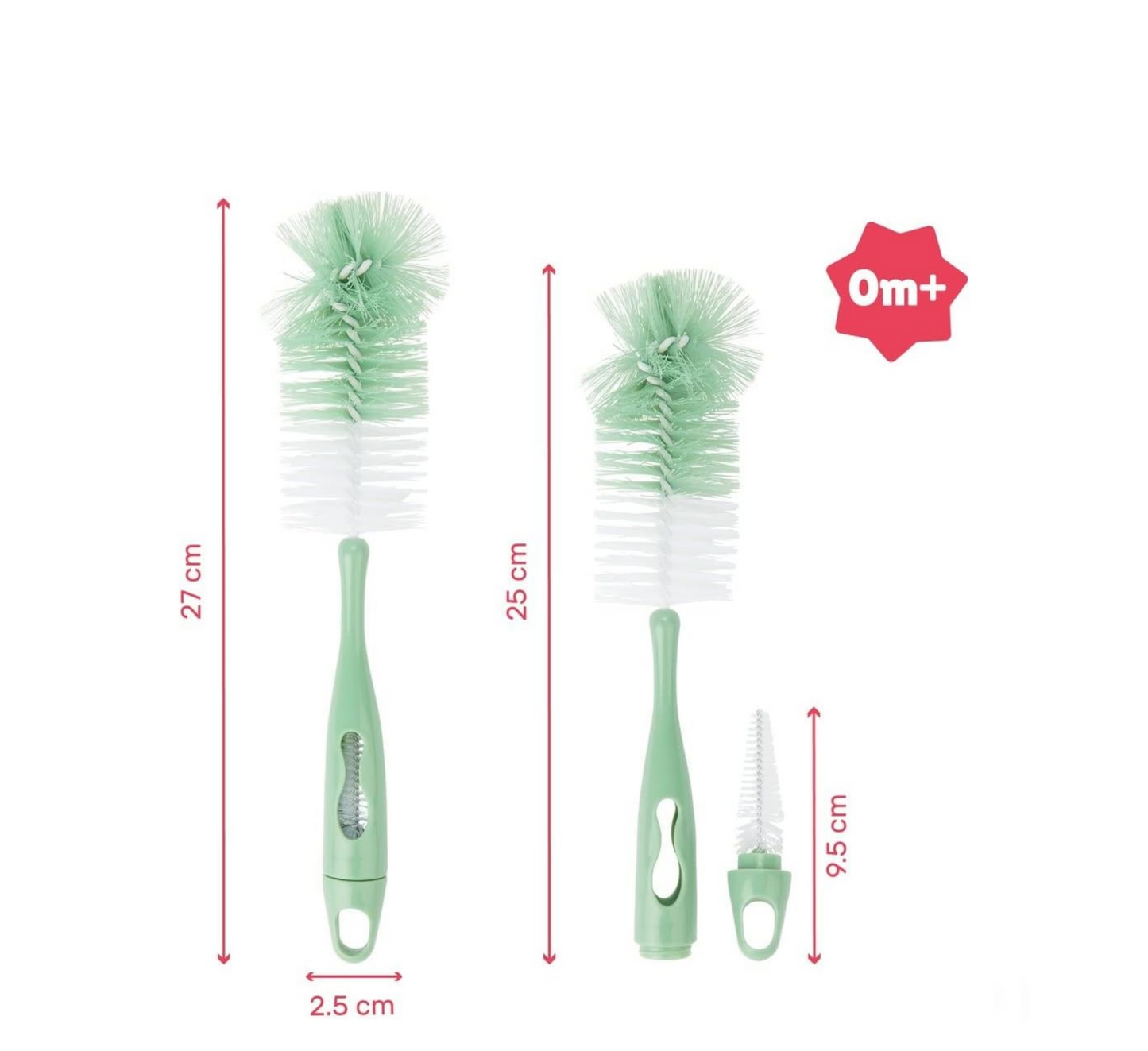 Badabulle Green Bottle Brush