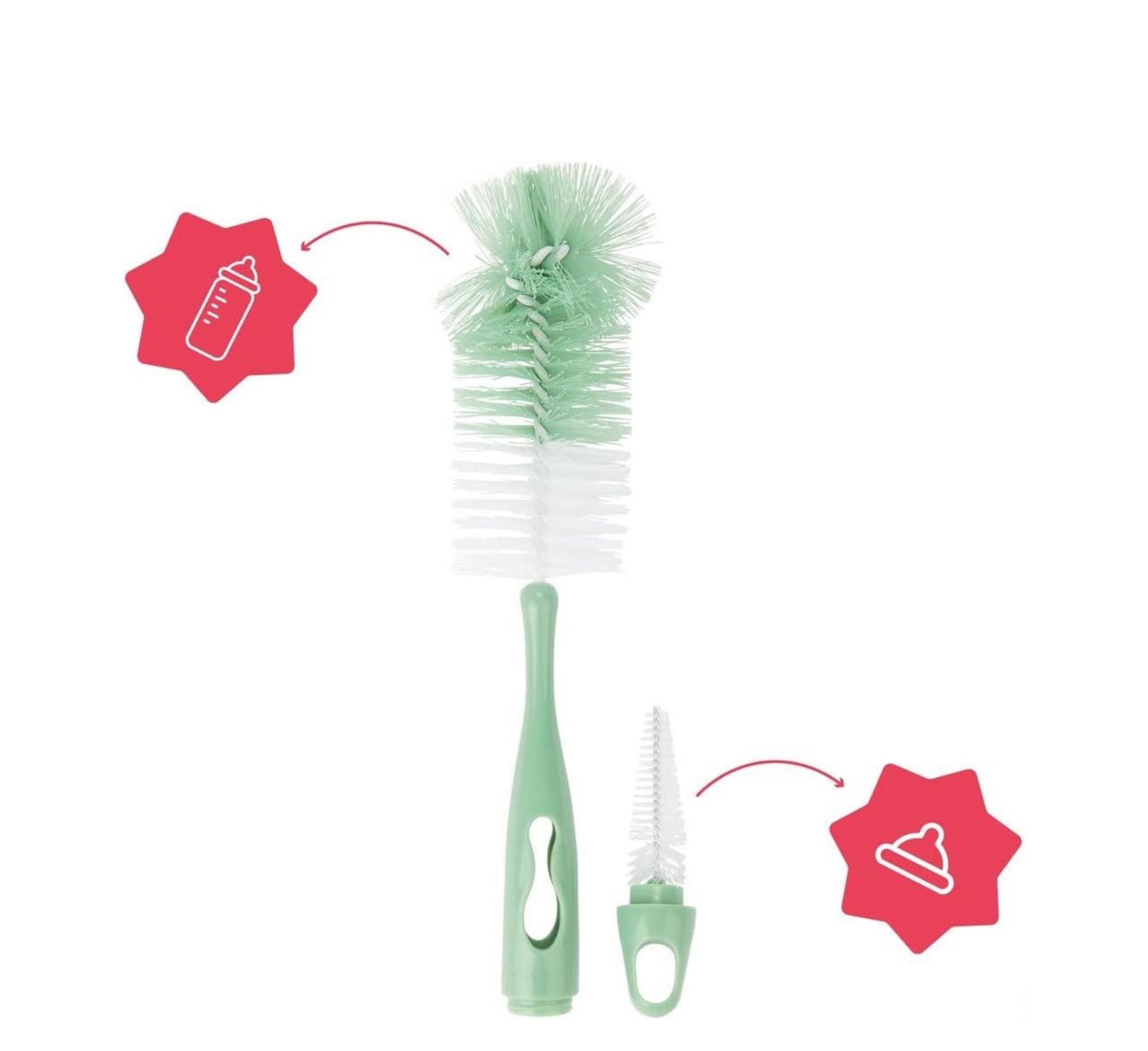 Badabulle Green Bottle Brush