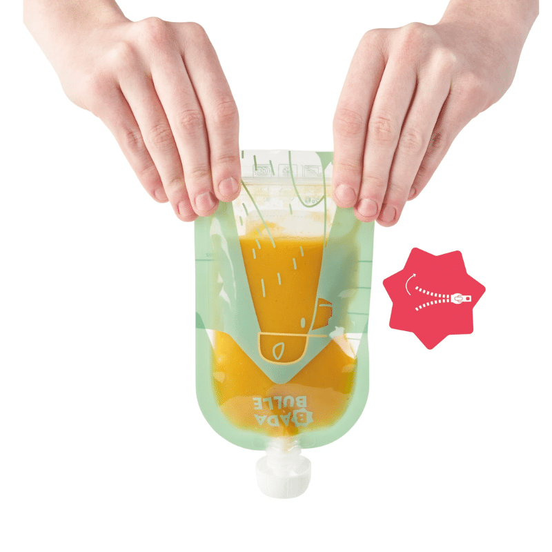 Badabulle Reusable Food Pouches x15