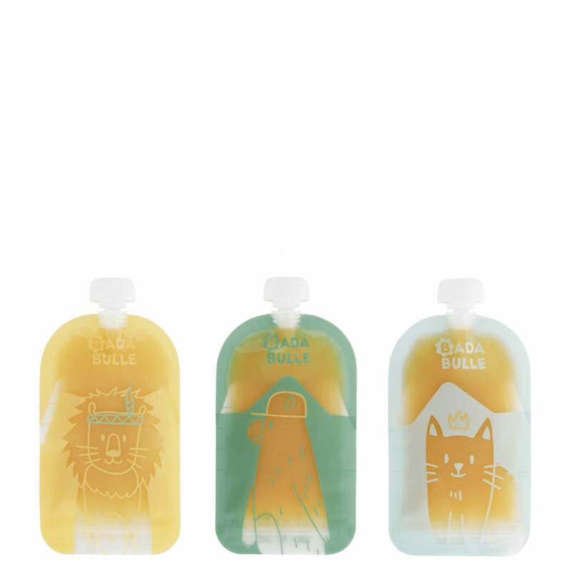 Badabulle Reusable Food Pouches x15