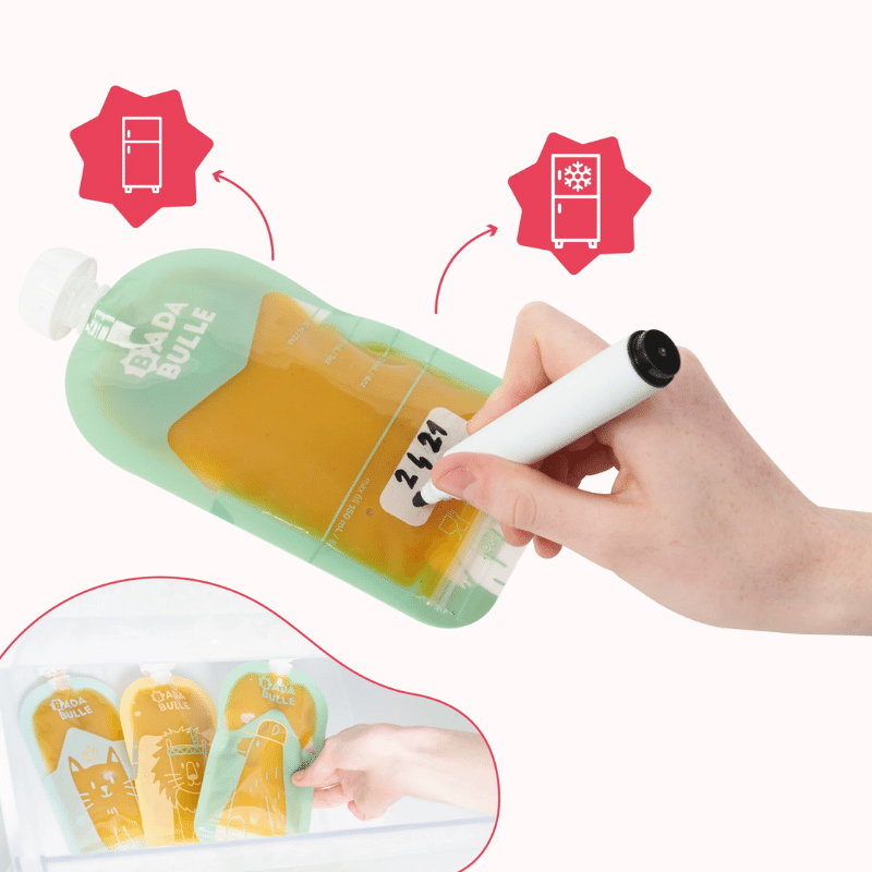 Badabulle Reusable Food Pouches x15