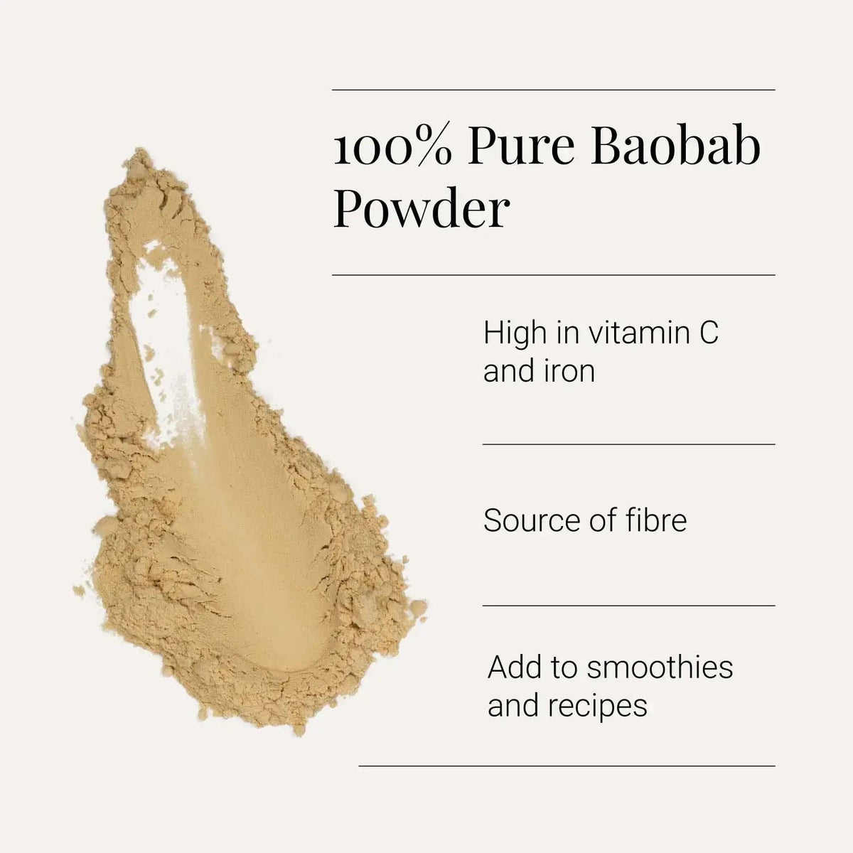 Baobab Powder, Organic 100g
