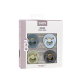 Bibs Colour Round Shape Size 2 Pacifiers - 4 Pack (6+ Muajsh)