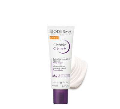 Bioderma Cicabio Creme+ Spf 50+ Ultra Repairing Soothing Cream *40ml