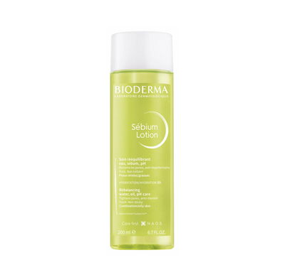Лосион Bioderma Sebium (вода за ребалансирање, масло, pH нега) *200 мл