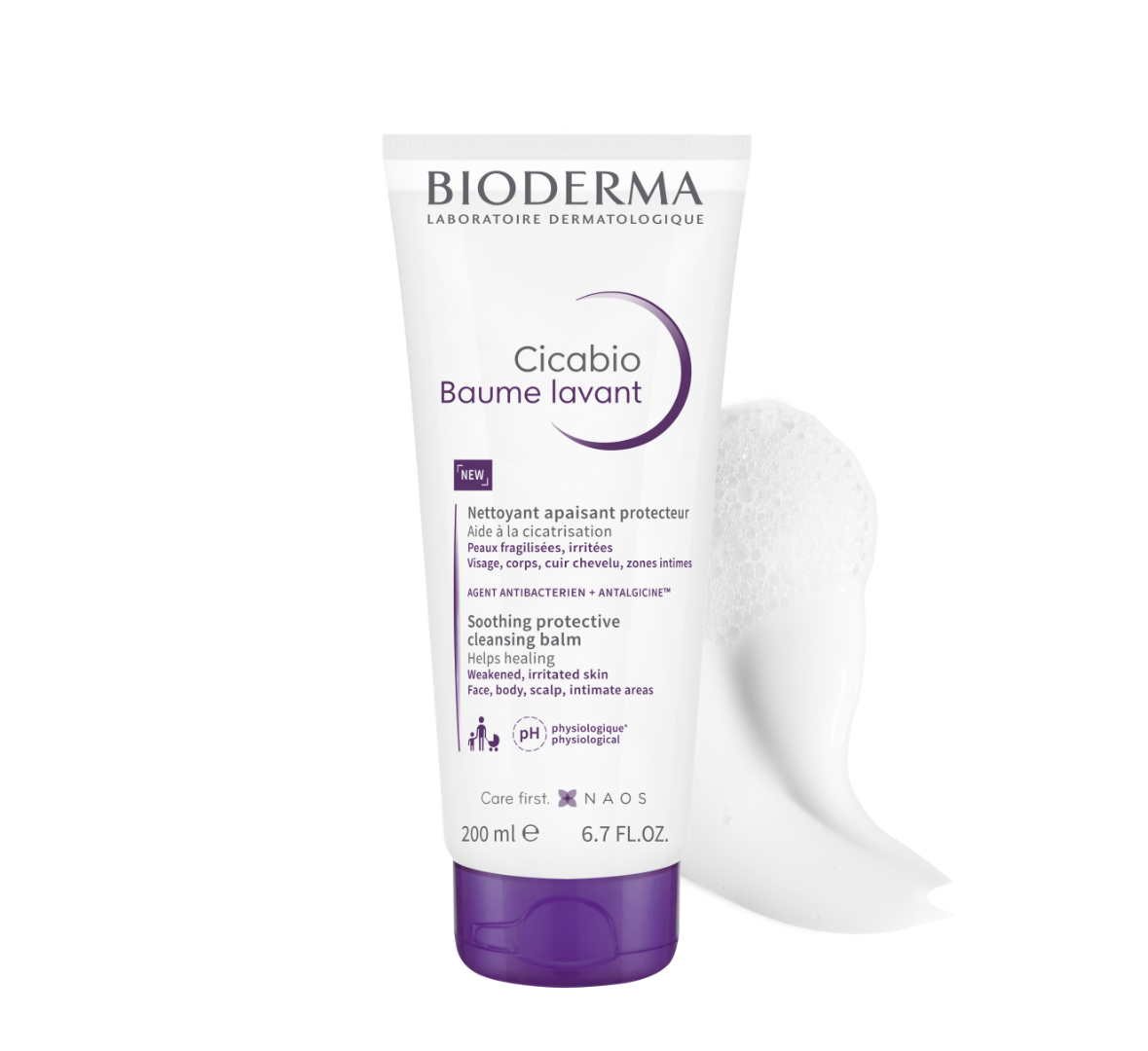 Bioderma Cicabio Baume Lavant - Soothing Protective Balm *200ml