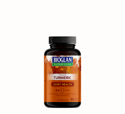 Bioglan Superfoods Органска куркума - Здравје на зглобовите *60 капсули