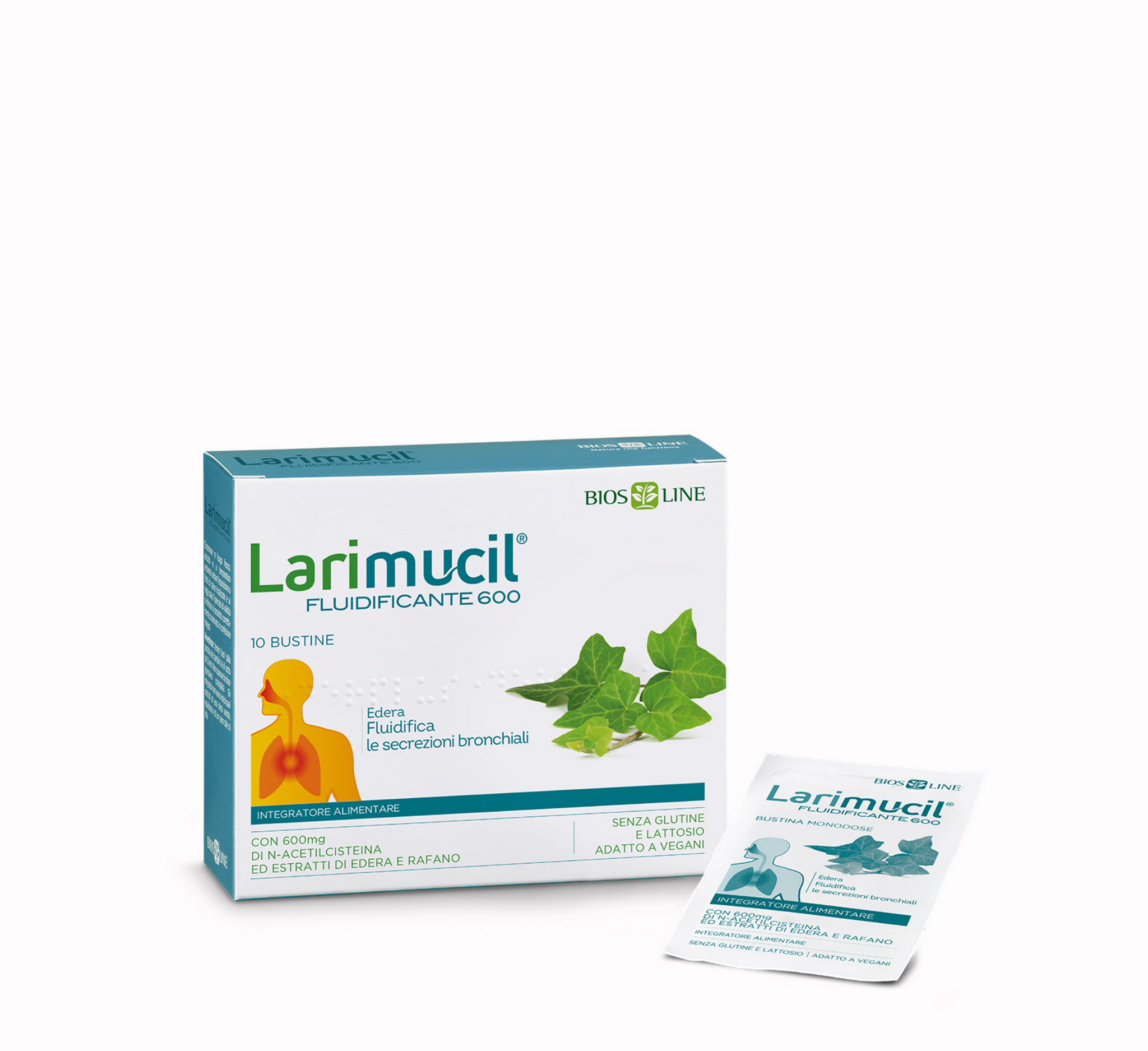 Biosline Larimucil Fluidificante 600 *10 bustina