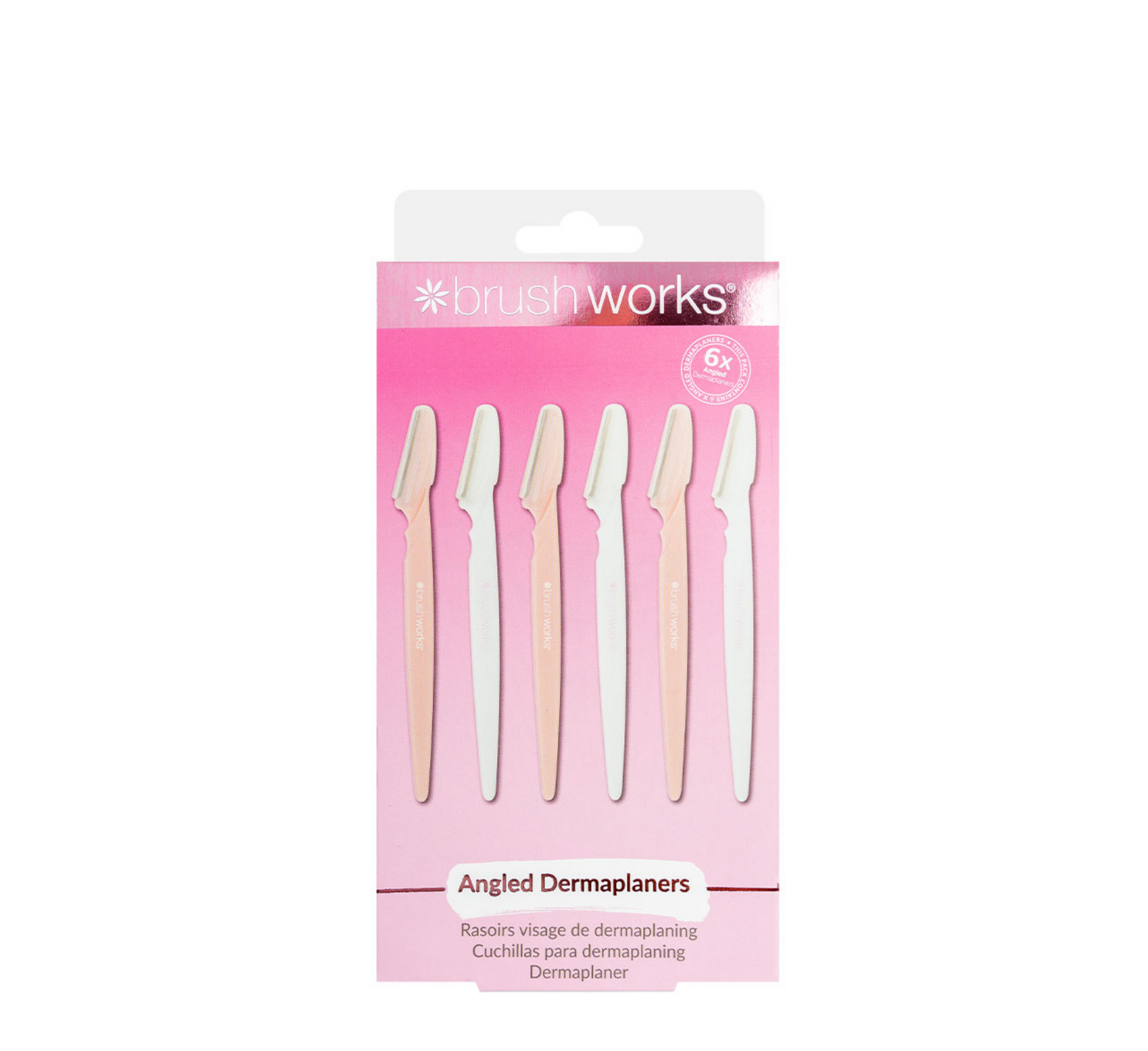 Brushworks Angled Dermaplaners *6pcs