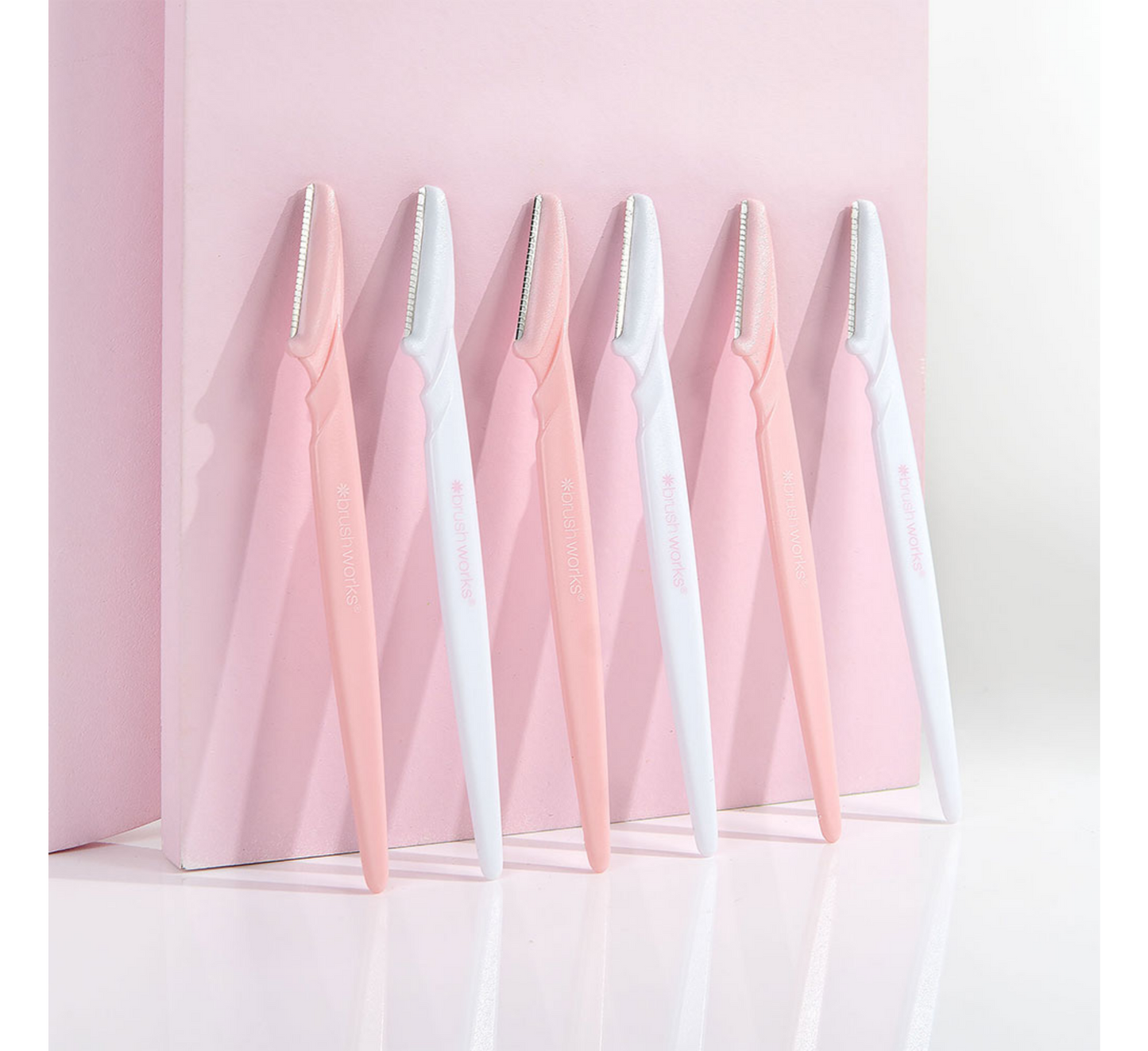 Brushworks Angled Dermaplaners *6pcs