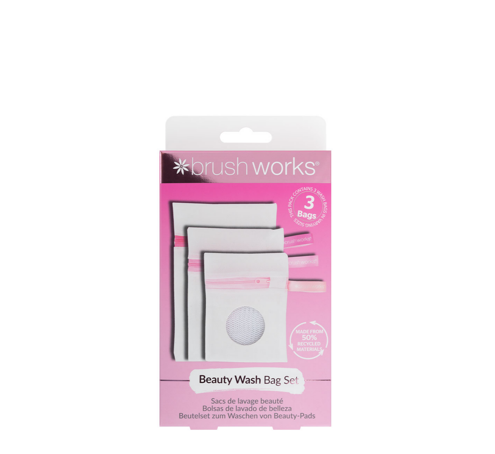 Brushworks Beauty Wash Bag Set *3 Pack