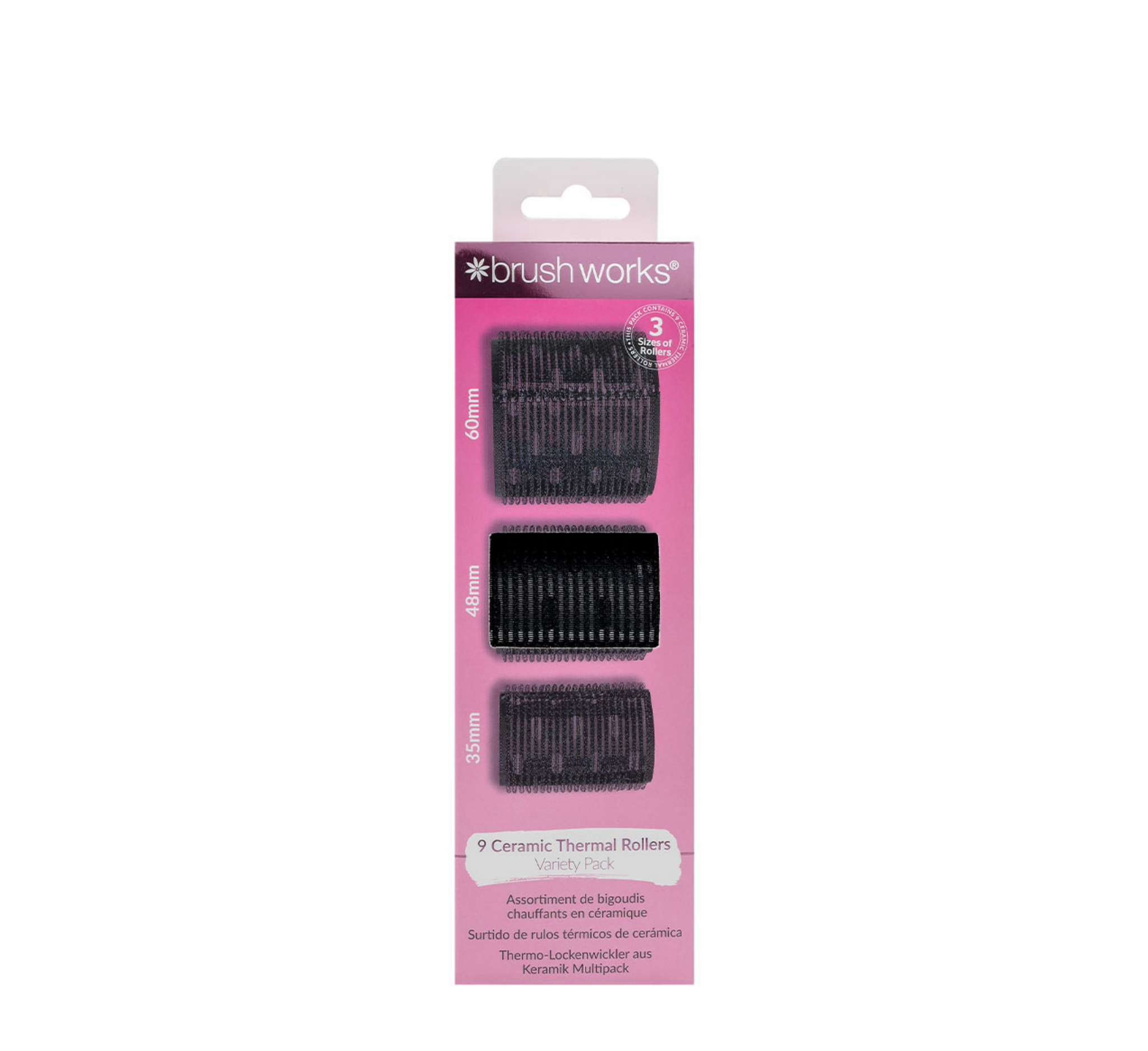 Brushworks Ceramic Thermal Rollers Variety Pack